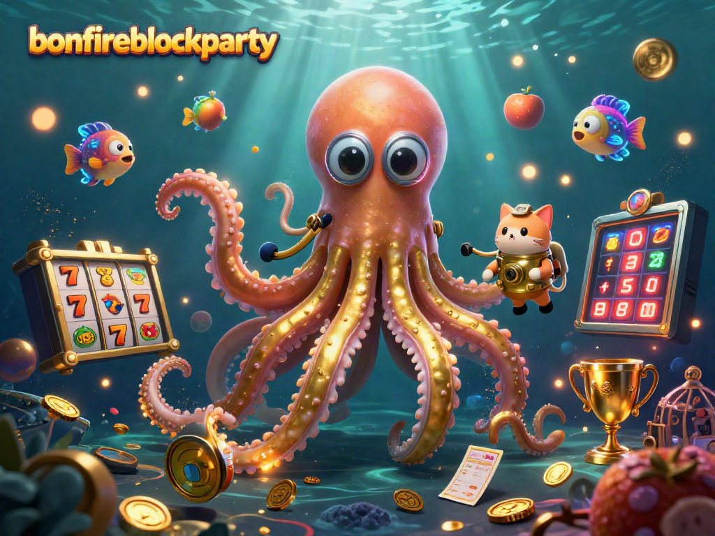 Join the excitement at bonfireblockparty with stunning 3D casino action featuring a colossal kraken and rich gaming elements.