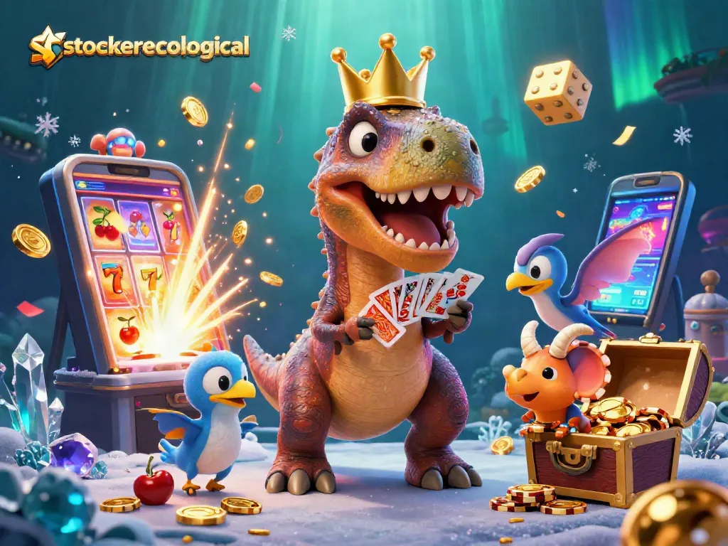 Engage in thrilling gambling adventures with stoeckerecological's vibrant characters and dynamic casino elements.